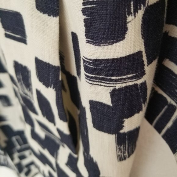 Weekend MaxMara Navy Printed Linen Jacket - Picture 6 of 9